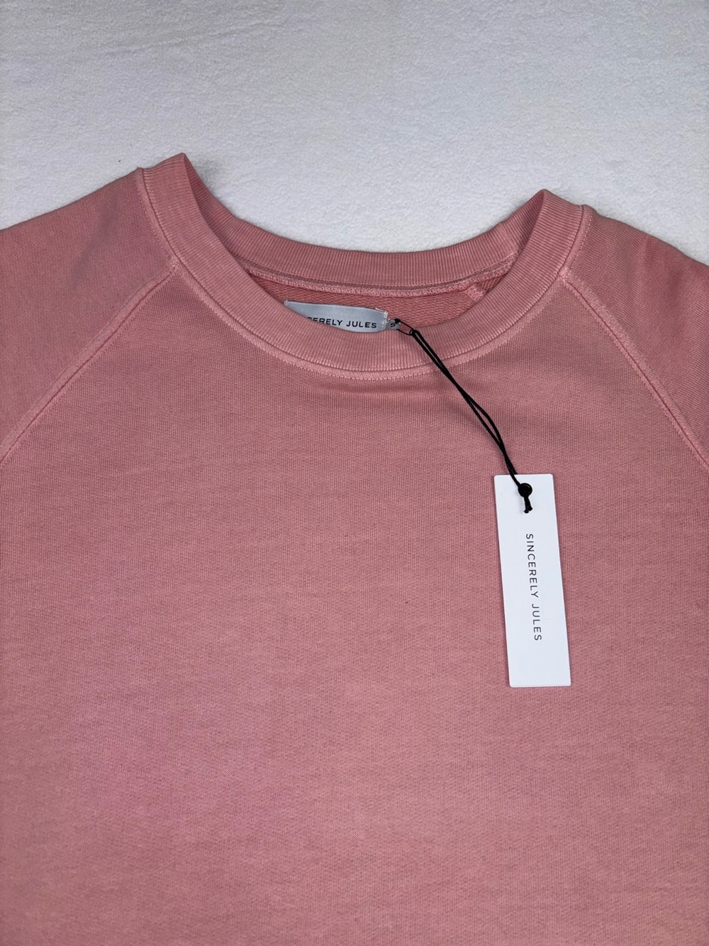Sincerely Jules NWT Women’s Small Rose Above The Knee Sweatshirt Dress - Picture 4 of 16